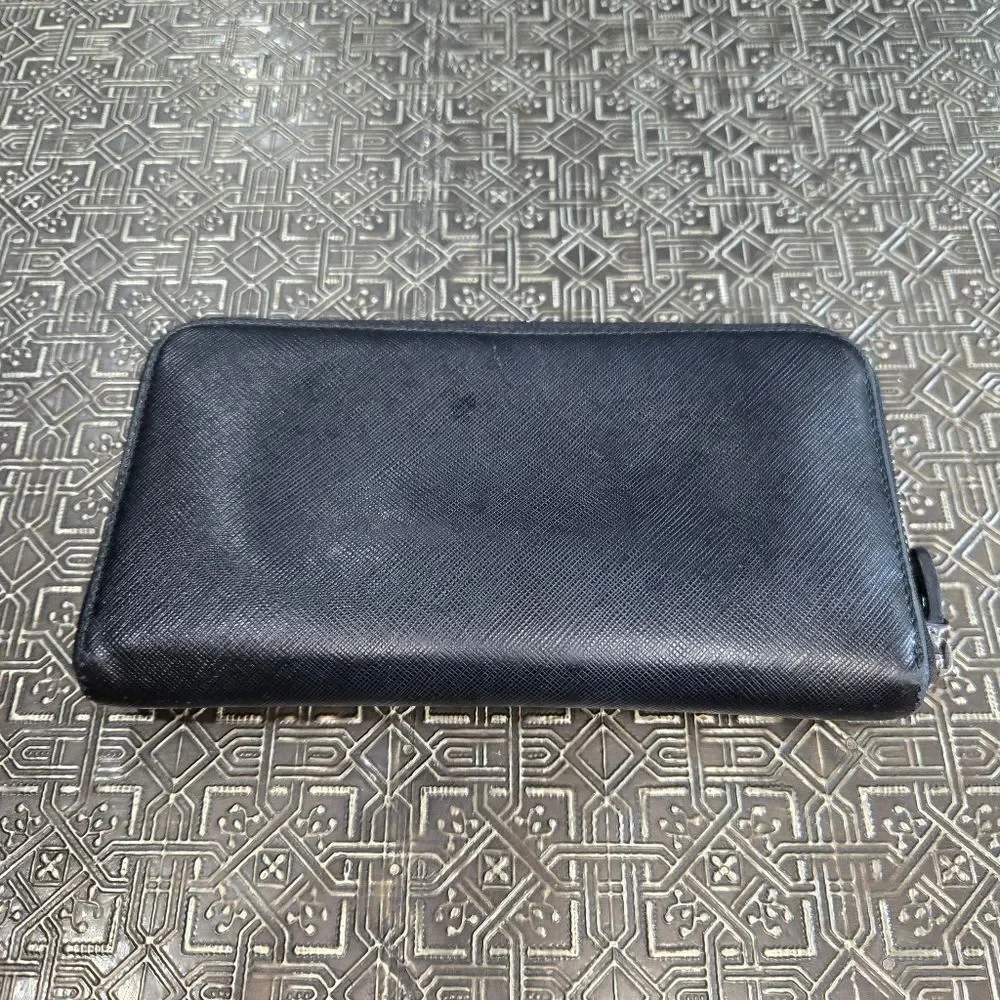 🐢 Salvatore Ferragamo Gancini   Wallet Zip Around Wallet Or Clutch. - Picture 5 of 12